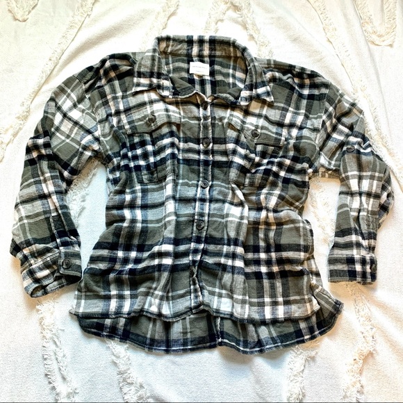 American Eagle Outfitters Tops - AEO Oversized Flannel
